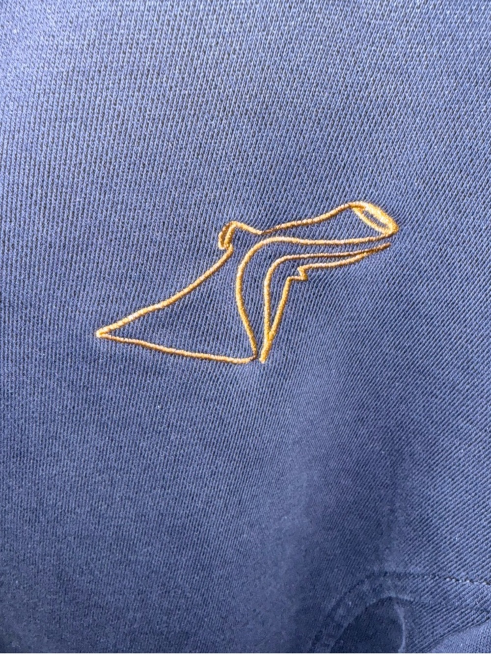 Carnival Celebration Inaugural Cruise Navy Zip-Up Hoodie Jacket Gold Logo SZ XL - Picture 5 of 6